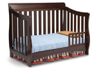 Delta Children Chocolate (204) Birkdale 4-in-1 Crib, Toddler Bed Conversion a4a 3-Birkdale 4-in-1 Crib