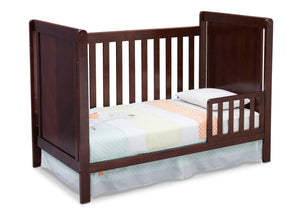 Delta Children Chocolate (204) Cypress 4-in-1 Crib, Toddler Bed Conversion with Toddler Guard Rail b5b 8-Cypress 4-in-1 Crib