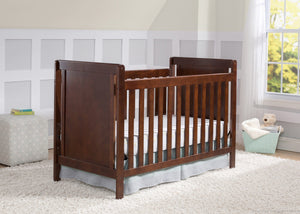 Delta Children Chocolate (204) Cypress 4-in-1 Crib, Crib Conversion with Props 2 b2b 16-Cypress 4-in-1 Crib