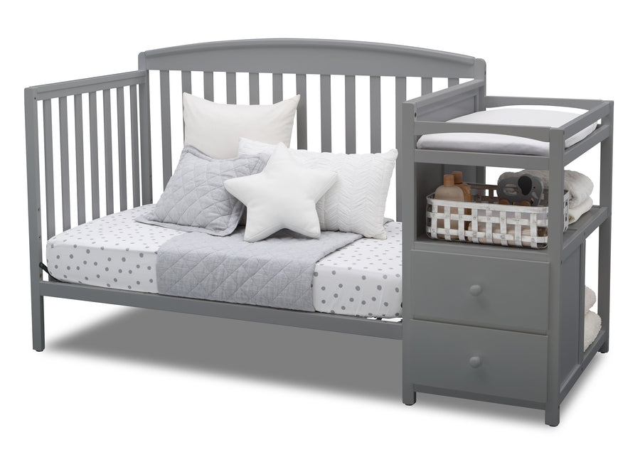 Grey (026) 4-Royal Convertible Crib and Changer