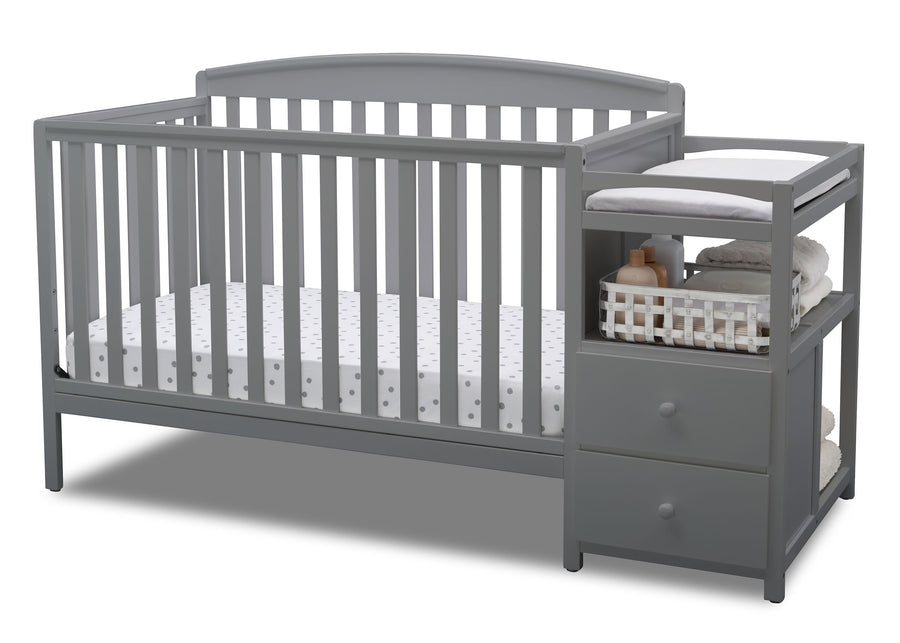Grey (026) 2-Royal Convertible Crib and Changer