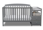 Grey (026) 6-Royal Convertible Crib and Changer