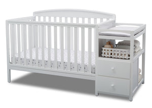 White (100) 74804-100 5-Royal Convertible Crib and Changer
