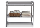 Delta Children Grey (026) Harbor Changing Table, Front View with Props a3a 6-Harbor Changing Table