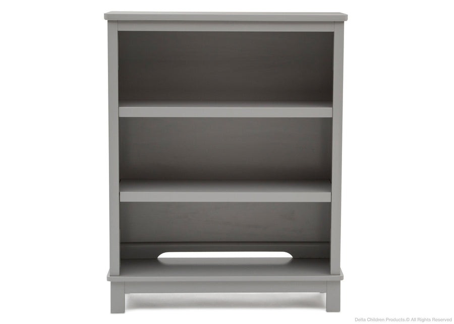 Delta Children Grey (026) Epic Bookcase/Hutch Front View with Base a3a 1-Classic Bookcase/Hutch
