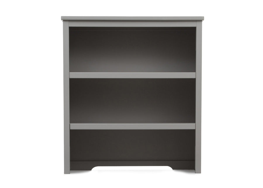 Delta Children Grey (026) Epic Bookcase/Hutch Front View with Base a1a 4-Classic Bookcase/Hutch