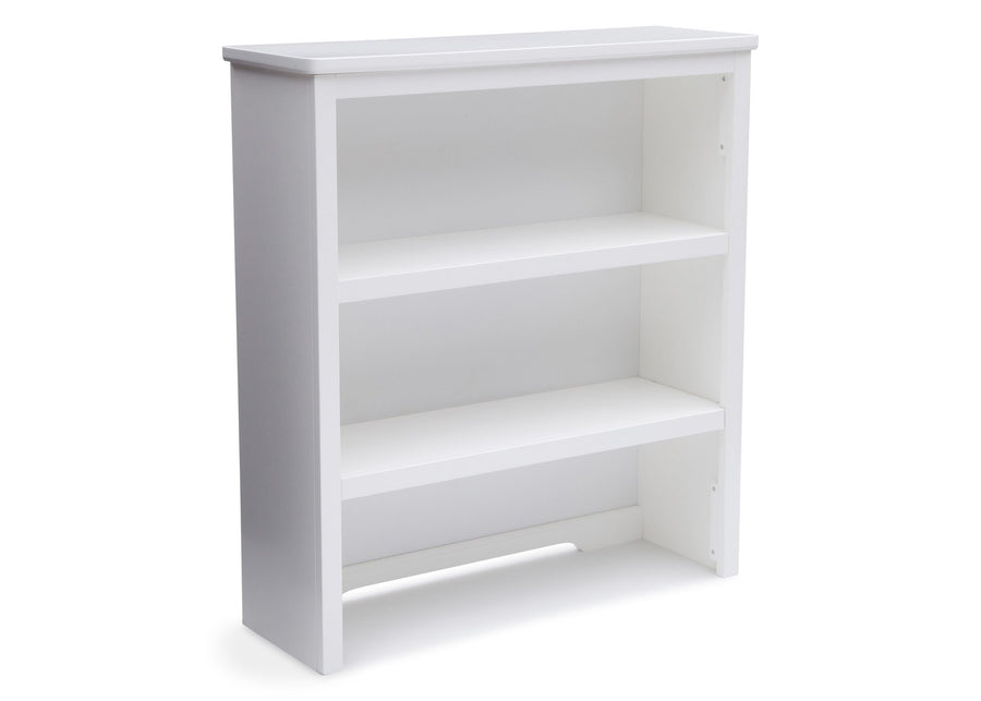 Delta Children White (100) Epic Bookcase/Hutch Side View b2b 3-Classic Bookcase/Hutch