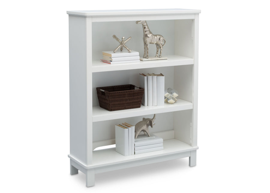 Bianca White (130) 10-Classic Bookcase/Hutch