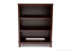 Delta Children Chocolate (204) Epic Bookcase/Hutch Front View with Base c3c 17-Classic Bookcase/Hutch