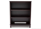Delta Children Dark Chocolate (207) Epic Bookcase/Hutch Front View with Base d3d 13-Classic Bookcase/Hutch
