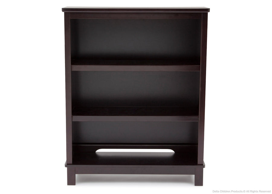 Delta Children Dark Chocolate (207) Epic Bookcase/Hutch Front View with Base d3d 13-Classic Bookcase/Hutch