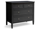 Delta Children Black (001) Epic 3 Drawer Dresser Side View e2e 4-Epic 3 Drawer Dresser
