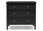 Delta Children Black (001) Epic 3 Drawer Dresser Front View e2e 5-Epic 3 Drawer Dresser
