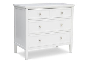 Bianca White (130) 3-Classic 3 Drawer Dresser