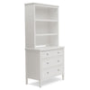Delta Children Bianca (130) Epic Bookcase/Hutch Side View with Dresser 21-Classic Bookcase/Hutch