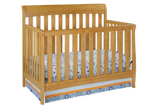 Delta Children Natural (260) Marquis 4-in-1 Crib, Crib Conversion Side View c2c 17-Marquis 4-in-1 Crib