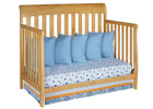 Delta Children Natural (260) Marquis 4-in-1 Crib, Daybed Conversion Side View c4c 13-Marquis 4-in-1 Crib