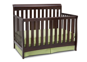 Delta Children Black Cherry Espresso (607) Marquis 4-in-1 Crib, Crib Conversion b2b 22-Marquis 4-in-1 Crib