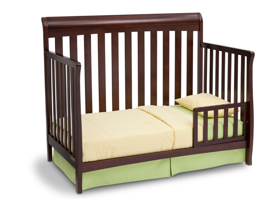 Delta Children Black Cherry Espresso (607) Marquis 4-in-1 Crib, Toddler Bed Conversion b3b 8-Marquis 4-in-1 Crib