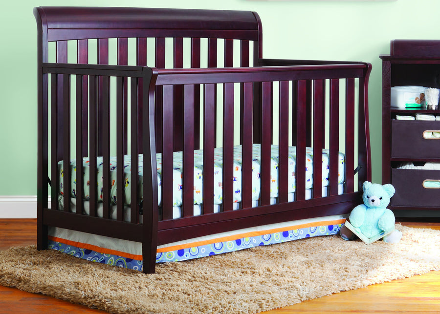 Delta Children Espresso Java (645) Marquis 4-in-1 Crib, Room Shot a0a 1-Marquis 4-in-1 Crib