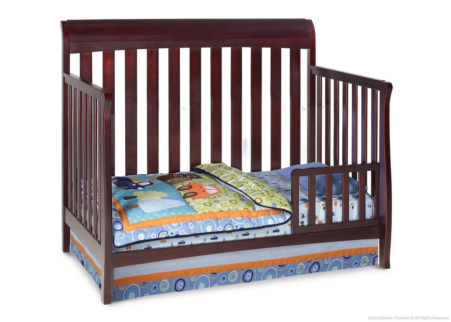 Delta Children Espresso Java (645) Marquis 4-in-1 Crib, Toddler Bed Conversion a3a 4-Marquis 4-in-1 Crib
