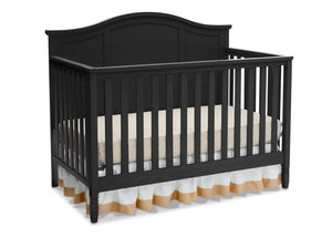 Black (001) 24-Madrid 5-in-1 Convertible Crib