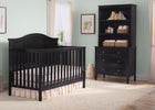 Madrid 4 in 1 Crib Black (001) 29-Madrid 5-in-1 Convertible Crib