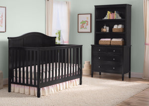 Madrid 4 in 1 Crib Black (001) 2-Madrid 5-in-1 Convertible Crib