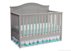 Grey (026) 13-Madrid 5-in-1 Convertible Crib