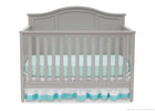 DCB: Delta Children Grey (026) Madrid 4-in-1 Crib, Front Crib Silo View 12-Madrid 5-in-1 Convertible Crib