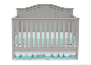 DCB: Delta Children Grey (026) Madrid 4-in-1 Crib, Front Crib Silo View 14-Madrid 5-in-1 Convertible Crib