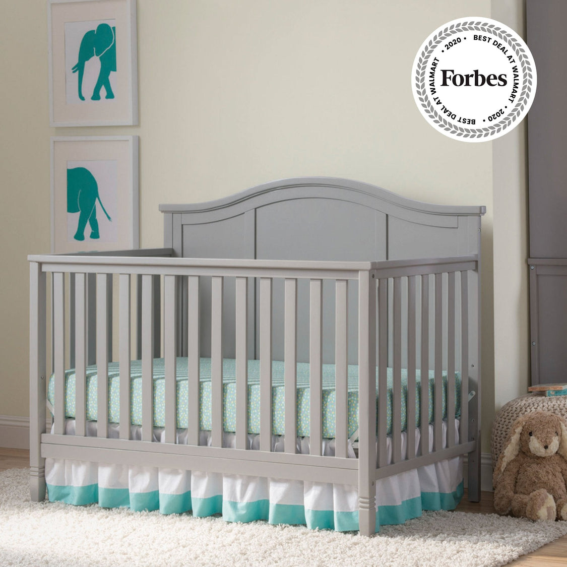 Madrid 4 in 1 Crib Grey 026