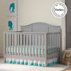 Madrid 4 in 1 Crib Grey 026 19-Madrid 5-in-1 Convertible Crib