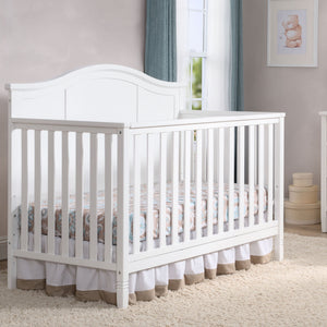 White (100) 10-Madrid 5-in-1 Convertible Crib