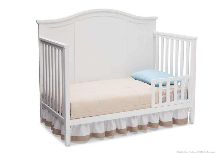 White (100) 24-Madrid 5-in-1 Convertible Crib