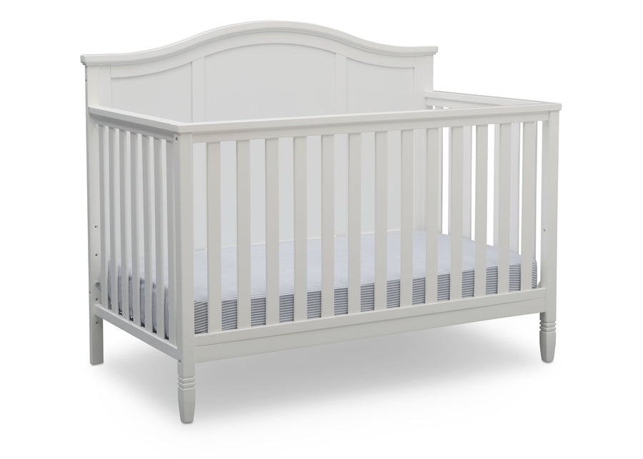 Bianca White (130) 5-Madrid 5-in-1 Convertible Crib