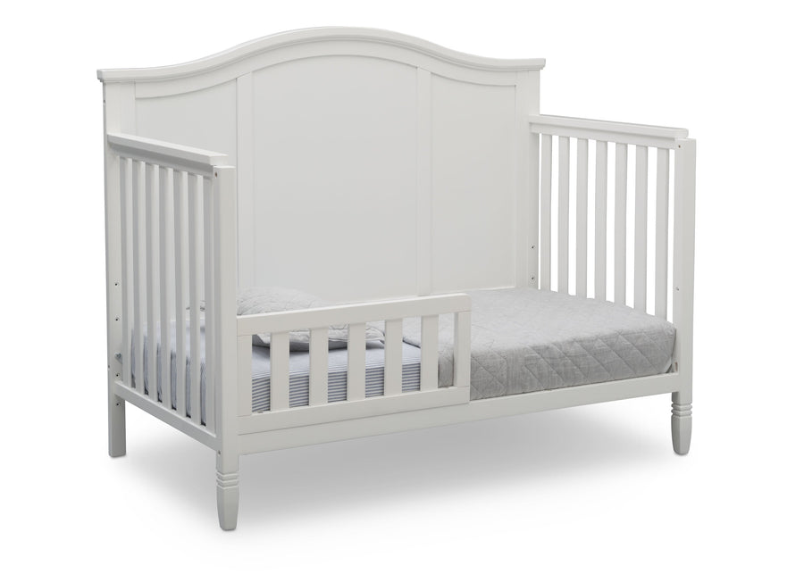Bianca White (130) 6-Madrid 5-in-1 Convertible Crib