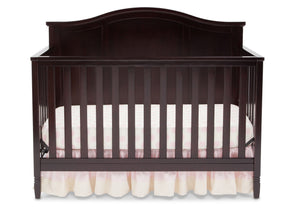 DCB: Delta Children Dark Chocolate (207) Madrid 4-in-1 Crib, Front Crib Silo View 11-Madrid 5-in-1 Convertible Crib