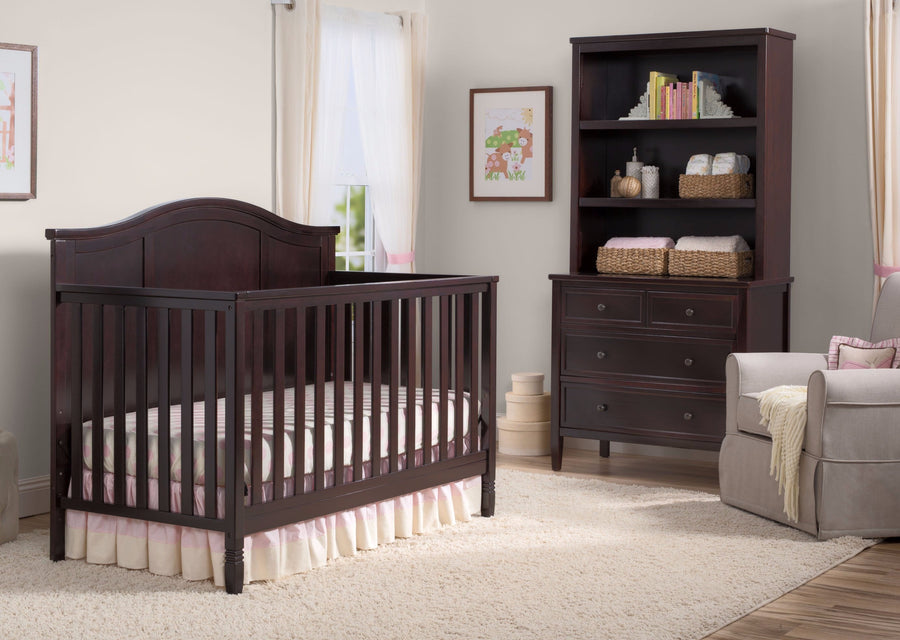Madrid 4 in 1 Crib Dark Chocolate (207) 37-Madrid 5-in-1 Convertible Crib
