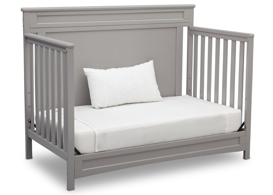 Delta Children Grey (026) Prescott 4-in-1 Crib, Day Bed Conversion a5a 5-Princeton / Prescott 4-in-1 Crib
