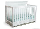 Delta Children White (100) Princeton 4-in-1 Crib, Crib Conversion 17-Princeton / Prescott 4-in-1 Crib