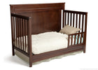 Delta Children Dark Chocolate (207) Princeton 4-in-1 Crib, Toddler Bed Conversion c3c 14-Princeton / Prescott 4-in-1 Crib