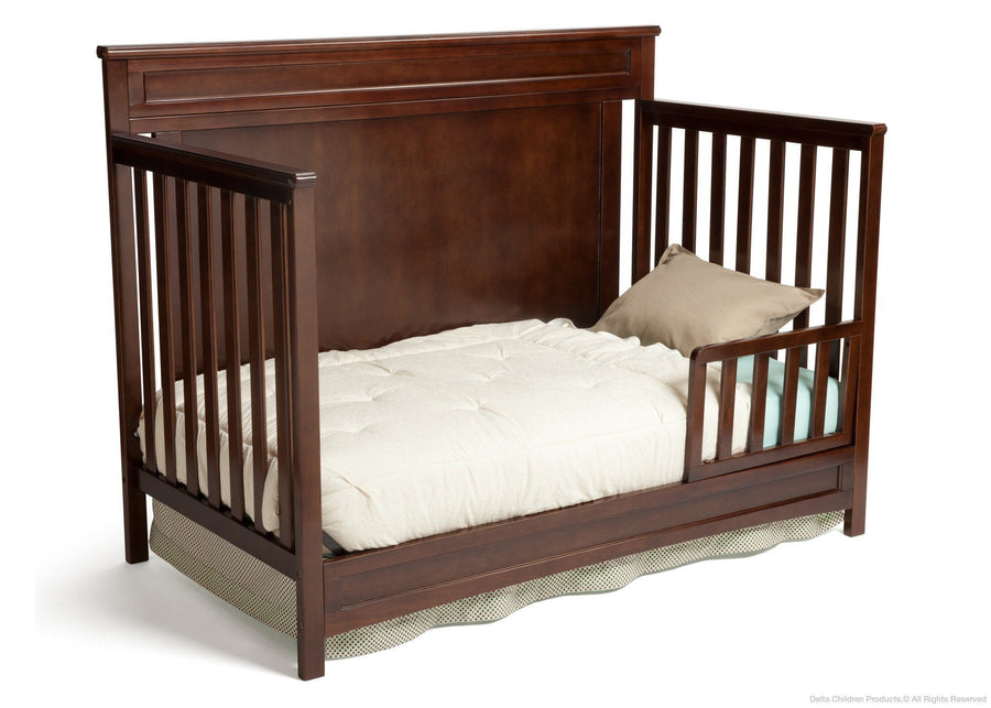Delta Children Dark Chocolate (207) Princeton 4-in-1 Crib, Toddler Bed Conversion c3c 14-Princeton / Prescott 4-in-1 Crib