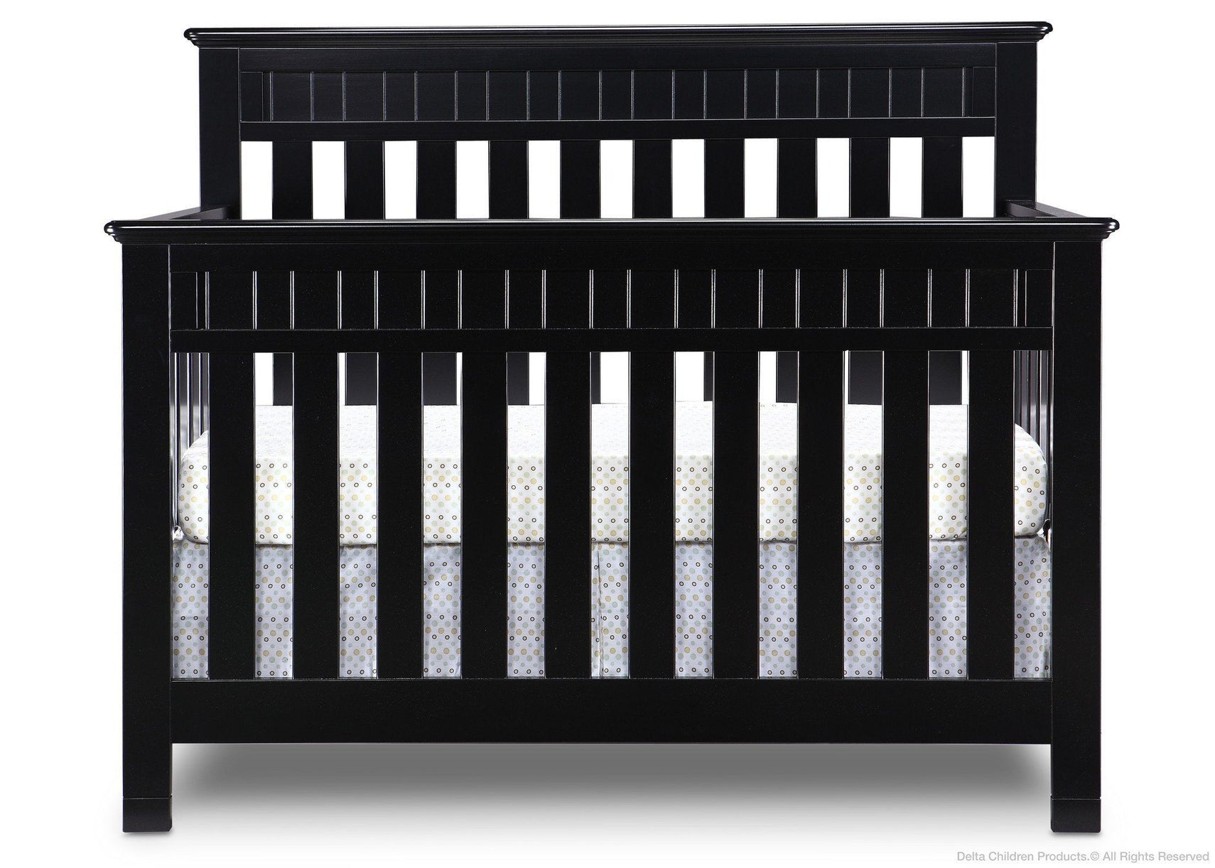 Delta Children Black (001) Chalet 4-in-1, Crib Conversion a1a