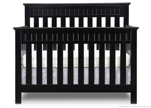 Delta Children Black (001) Chalet 4-in-1, Crib Conversion a1a 0-Chalet 4-in-1 Crib
