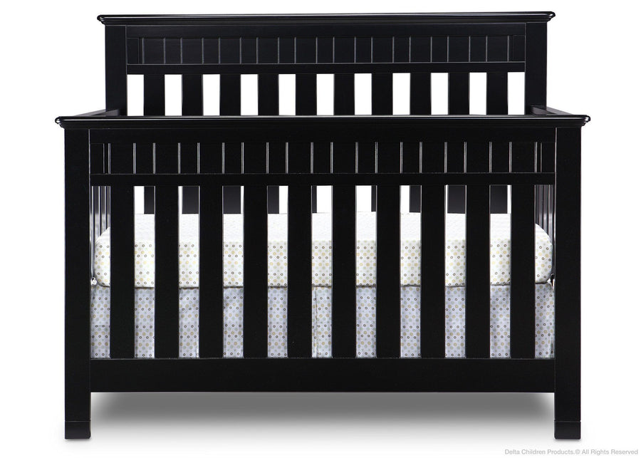 Delta Children Black (001) Chalet 4-in-1, Crib Conversion a1a 1-Chalet 4-in-1 Crib