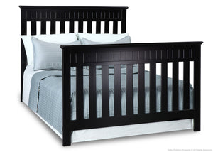 Delta Children Black (001) Chalet 4-in-1, Full-Size Bed Conversion a5a 5-Chalet 4-in-1 Crib