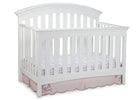 Delta Children White 100 Bentley 4-in-1 Crib, Crib Conversion 8-Bentley 4-in-1 Crib