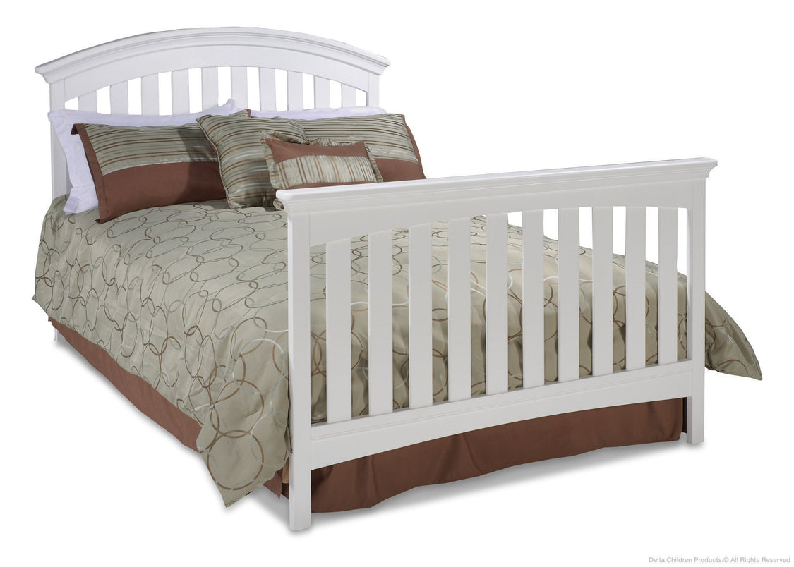 Delta Children White (100) Bentley 4-in-1 Crib, Full-Size Conversion a5a