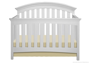 Delta Children White (100) Bentley 4-in-1 Crib, Crib Conversion a1a 3-Bentley 4-in-1 Crib